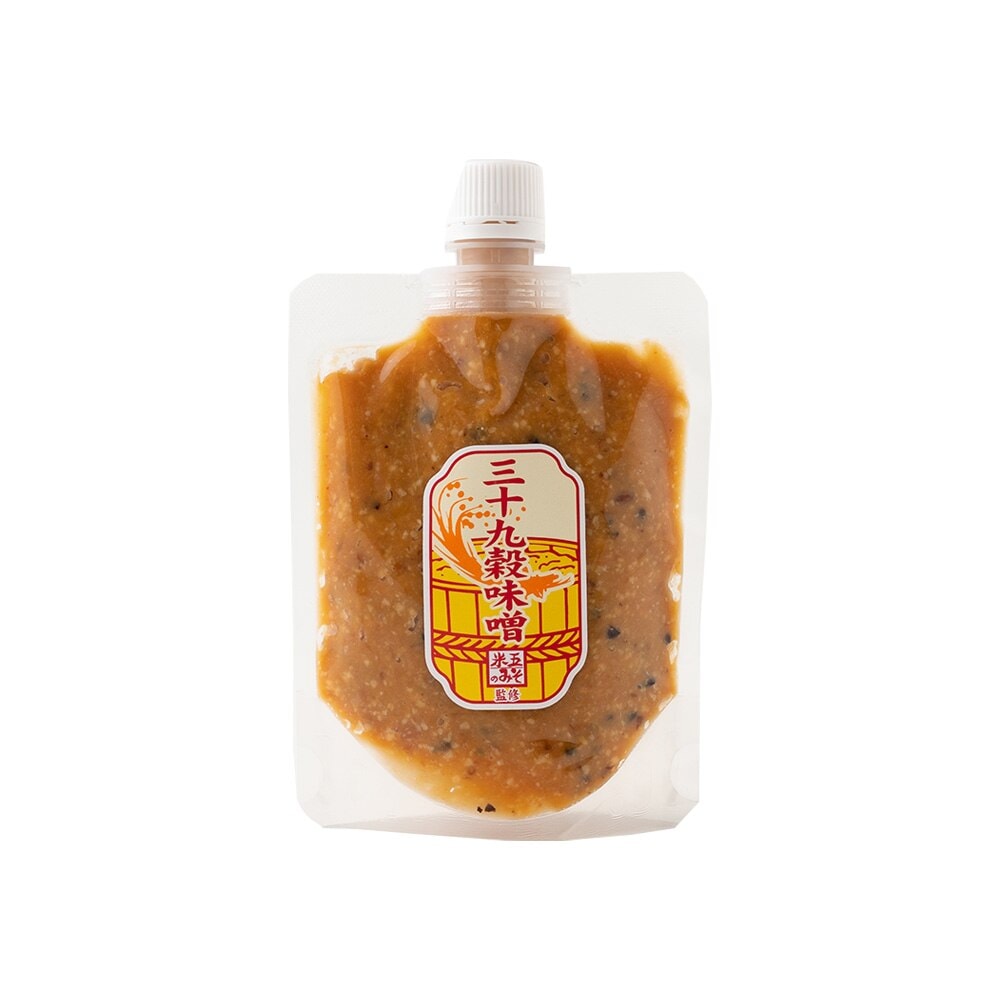 味噌 無添加 三十九穀味噌 1kg(200g×5袋) チューブタイプ 雑穀 味噌汁 生味噌 米味噌