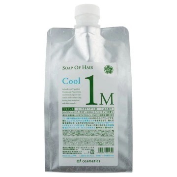 [国内正規品] オブ・コスメティックス ソープオブヘア 1-M 1000ml(リフィル） Of cosmetics フケ かゆみ 毛髪補修 大豆 エンドウ豆 タンパク ハリ コシ セラキュート
