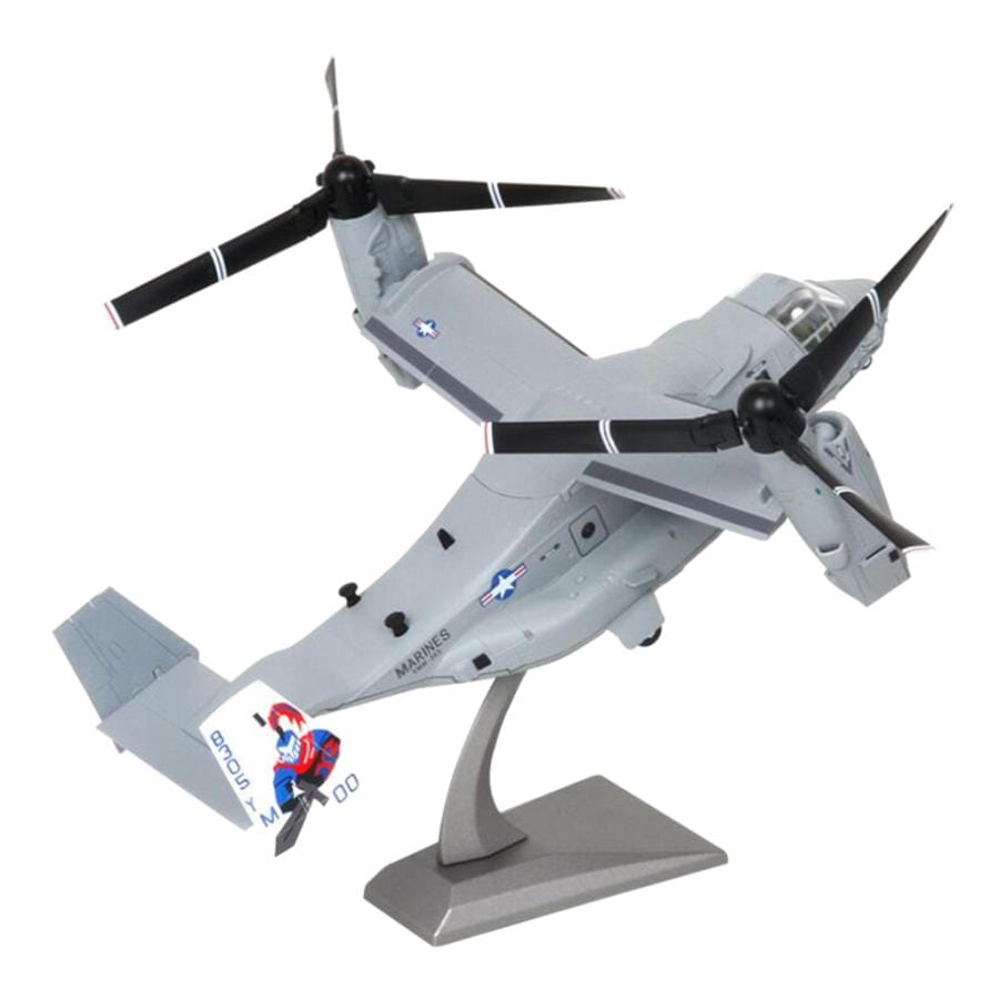 オスプレイ 飛行機モデル 軍用機 V-22 航空機模型 1/72スケール ダイキャスト スタンド付き