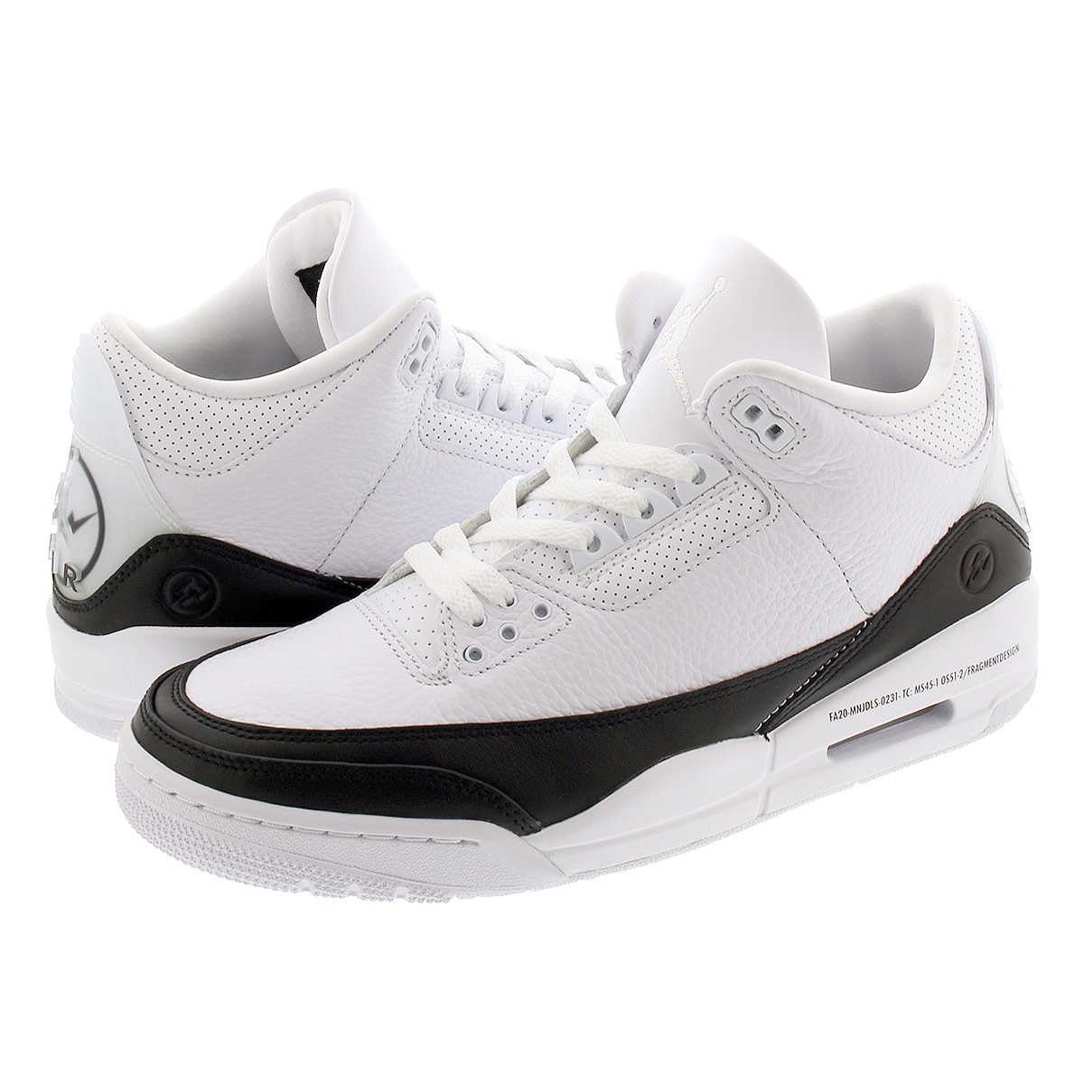 AIR JORDAN 3 RETRO SP WHITE/BLACK/WHITE 【FRAGMENT DESIGN】