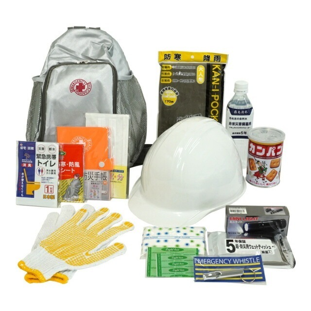 賞味期限2026年3月31日 初動対応・帰宅支援セット ワンショルダーバッグ 15点セット 災害 緊急 救急 メディカル 非常持出袋