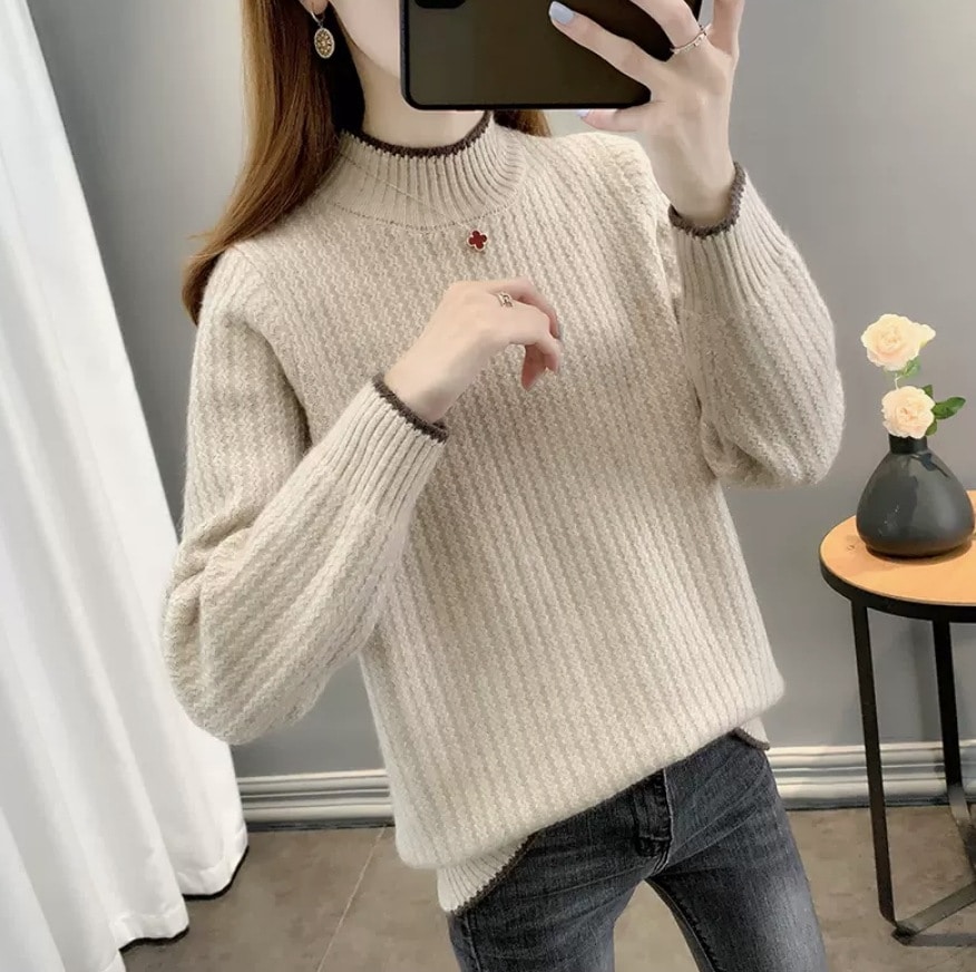 トップス デート カットソー ニットソー セーター 袖あり 長袖 かわいい 大人可愛い きれいめ シンプル カジュアル 大人 上品 おしゃれ お洒落 かっこいい レトロ 大人女子 こなれ感 キュート