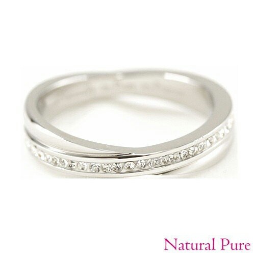 ナチュラルピュア レディース シルバーカラー ステンレス リング 指輪 NATURAL PURE NP-151 金属アレルギー対応 ノンアレルギー アクセサリー アクセ 可愛い 人気 ギフト プレゼン