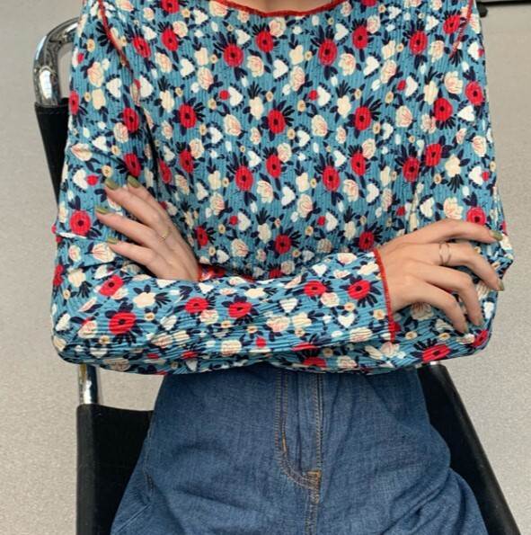 トップス シャツ ブラウス 袖あり 長袖 ラウンドネック 襟なし プリーツ ボトミングシャツ かわいい 大人可愛いきれいめ シンプル レトロ 上品 おしゃれ お洒落 大人女子 こなれ感 マニッシュ ラシャツ・ブラウス