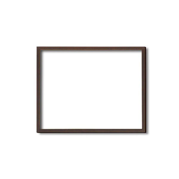 デッサン額縁/フレーム 大衣サイズ 509394mm ブラウン 壁掛けひも/アクリル付き 化粧箱入り 5767