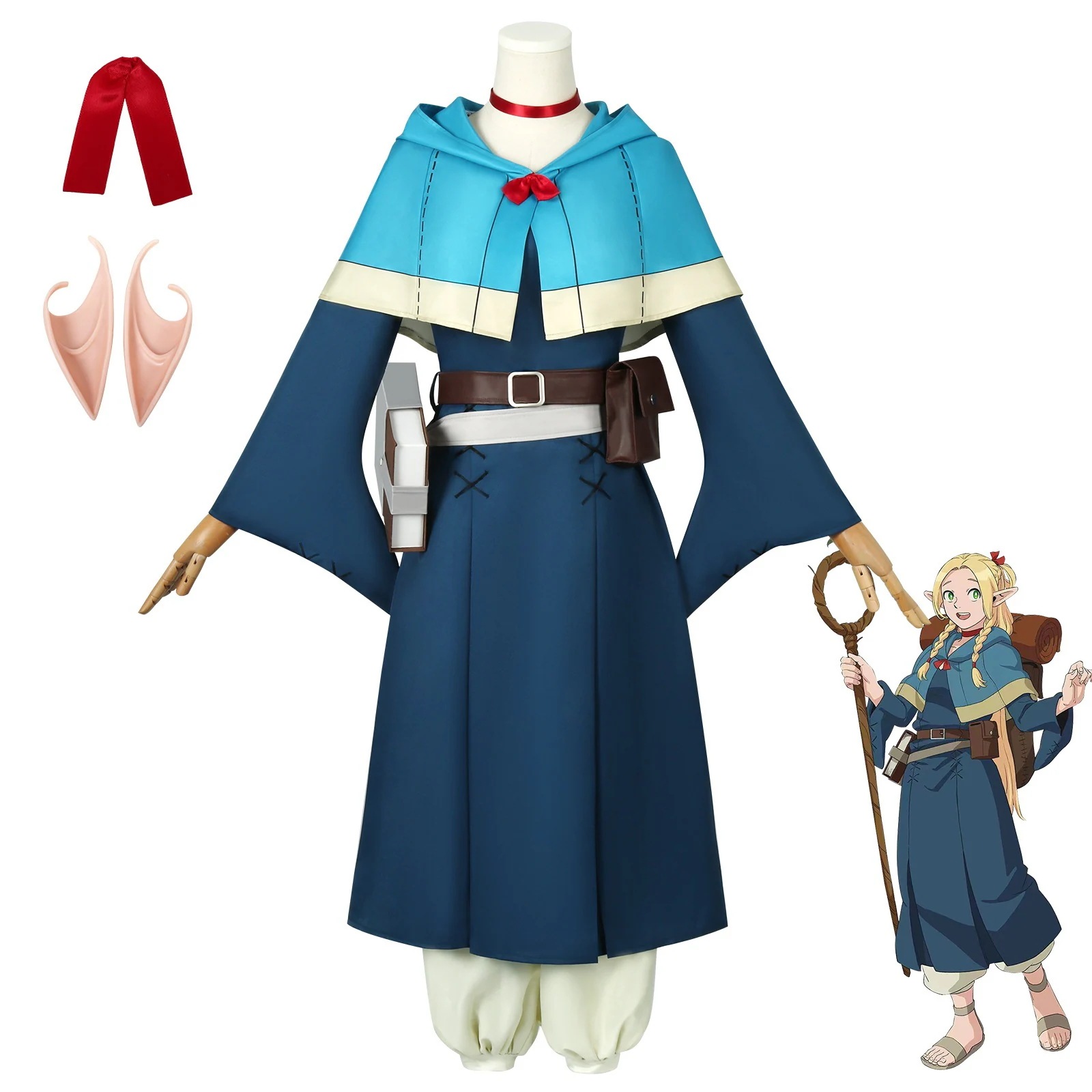 【人気爆売れ】子供迷宮飯瑪露ヒルコスプレアニメ新ファンゲームキャラクターは服フルセット女性を演じます