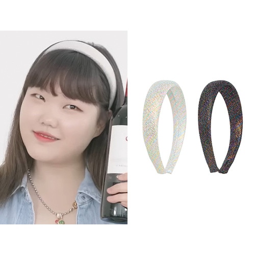 [アクドンミュジション イスヒョン 着用]シャインレインボー ヘアバンド/大学生ファッション 韓国人気ファッション 韓国ジュエリー 人気ジュエリー 韓国ファッション