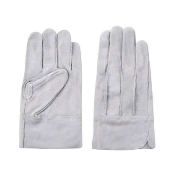 （まとめ）富士グローブ NO.60SH 牛床皮背縫い袖なし 1732 1双 [x5セット]