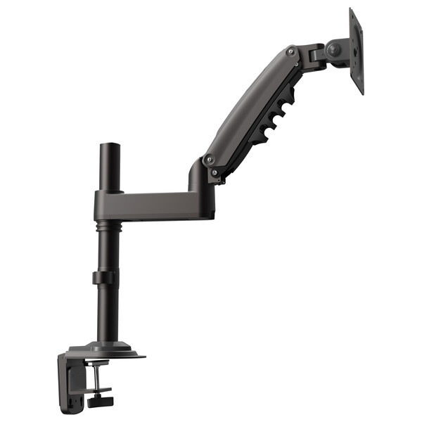 HUANUO HNSS32G グレー ガススプリング式モニターアーム 13-32インチサイズモニター対応 シングル画面