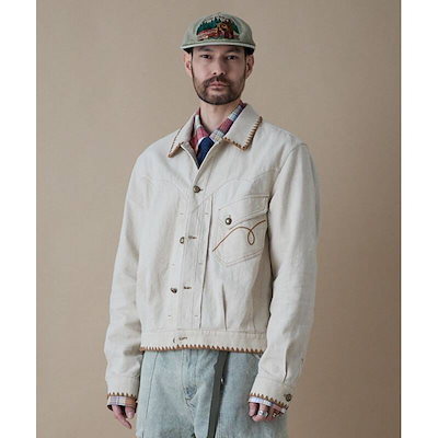 ペンフィールド PENFIELD TRAILWEAR リネン ウエスタン トラッカー ジャケット アイボリー FR1WJ85U 480288 27,134円