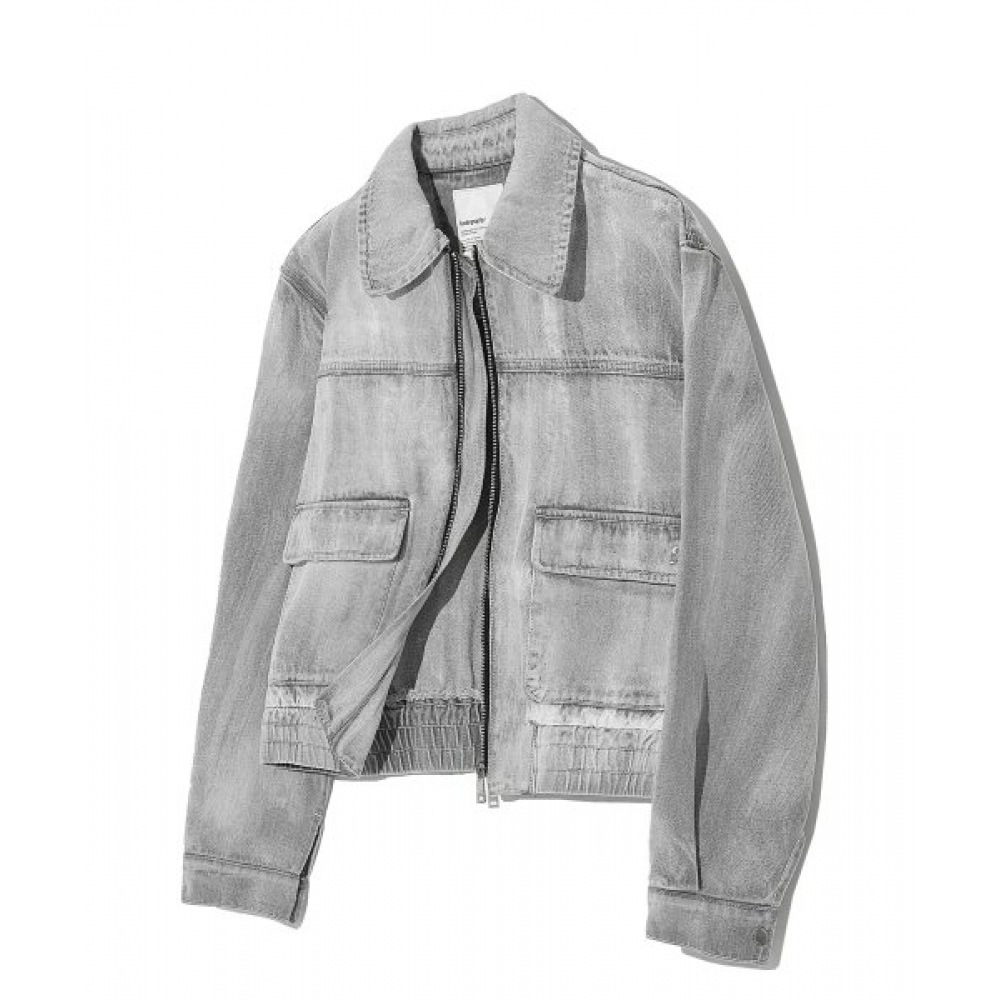 CODEGY (女性) ウェーブロゴクロップデニムブルージョン_グレー 10,121円