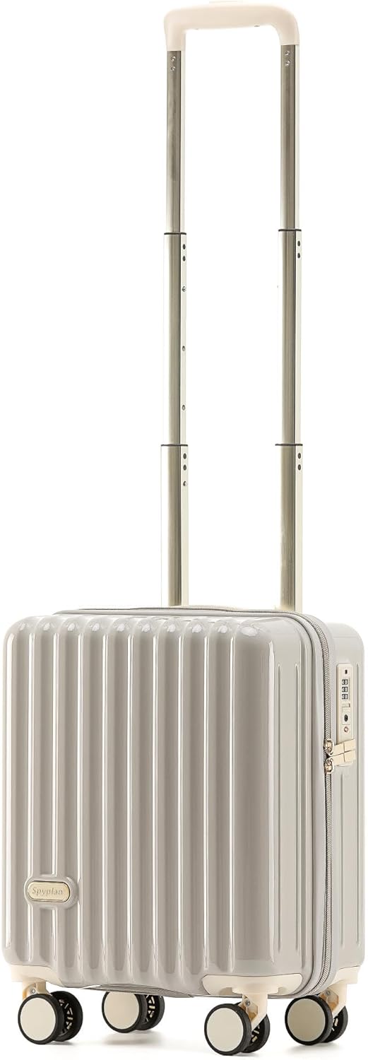 [Spyplan] スーツケース 機内持ち込み LCC対応 100cm未満 キャリーケース 持ち持ち込み コインロッカーサイズ 超軽量 小型 可愛い 26L 1泊2日 耐衝撃 ファスナータイプ 静音
