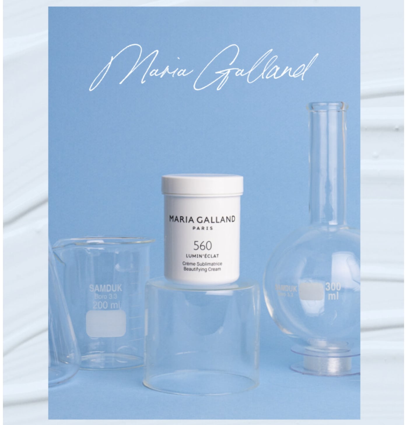 【フランスプレミアム化粧品】マリア ガラン ルミンエゴ ビューティーファイング 560番 125ml+ マスクパックをプレゼント