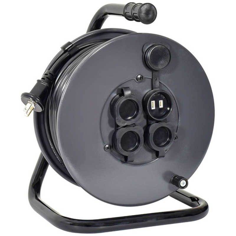 日動工業　コードリール 100V 防雨防塵型 アースなし ナイスリール 20m　NGW20GY