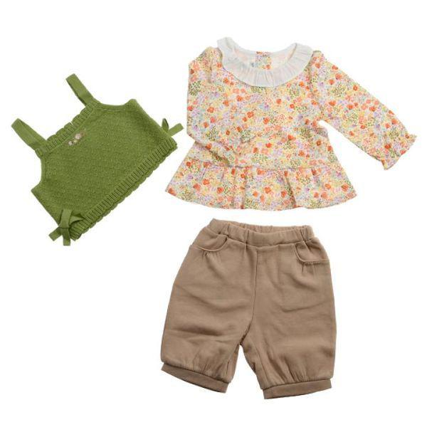 01S523251 ミナニットベスト3点セット