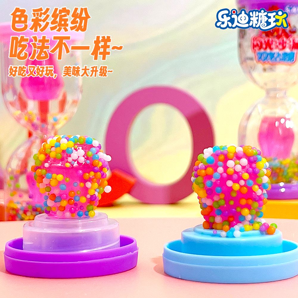 14Pcsかわいいシュガーフリーのキラキラ砂時計楽しいダイヤモンドキャンディーカラフルなキャンディー子供向けのフルーティーなおやつ持ち運びに便利宿題タイマー クリスマスキャンディー誕生日プレゼン