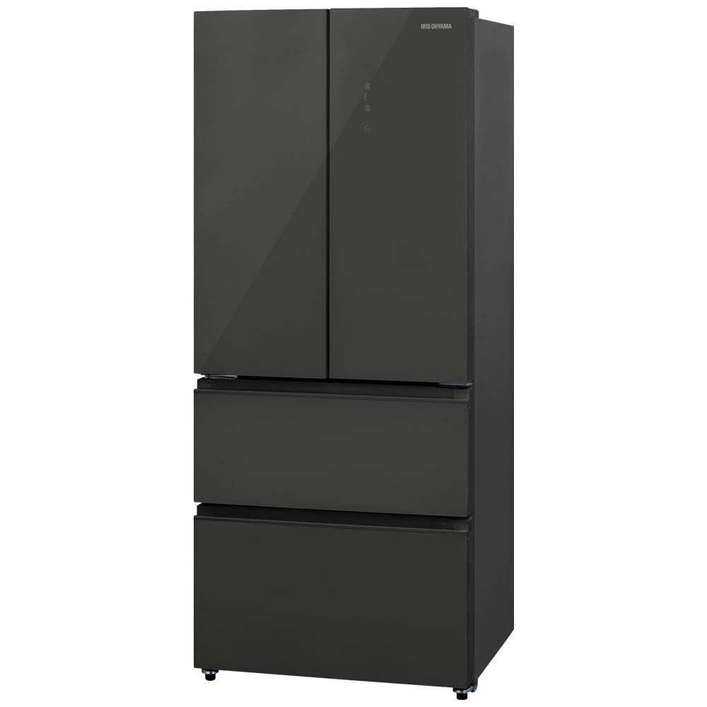 アイリスオーヤマ 冷凍冷蔵庫 418L (冷蔵室 268L / 冷凍室 150L) 自動霜取り 製氷皿付き IRGN-42A-B ブラック 103,500円