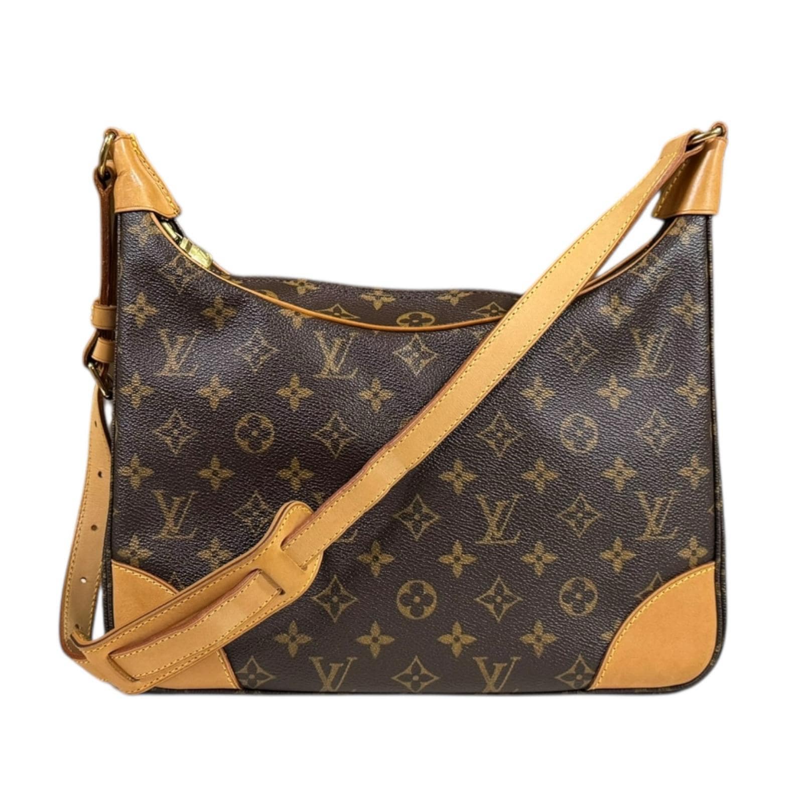 ルイヴィトン ブローニュ30 モノグラム ショルダーバッグ モノグラムキャンバス M51265 ブラウン LOUIS VUITTON 中古
