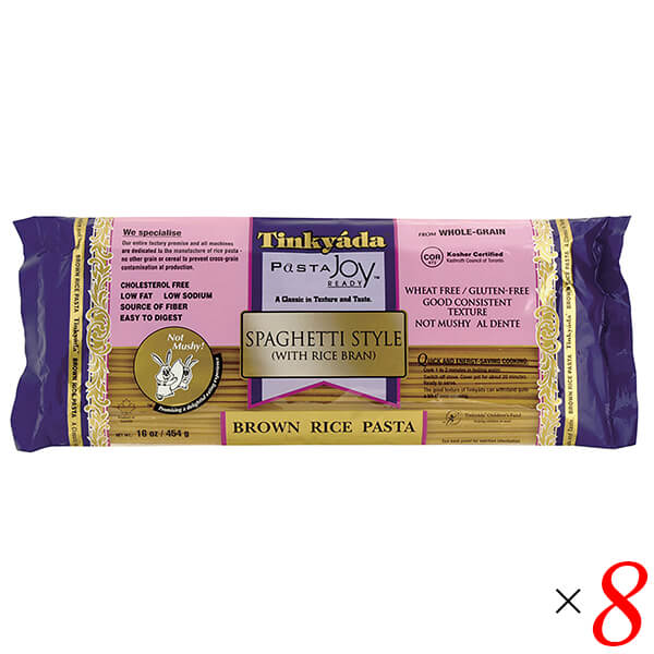 玄米スパゲッティスタイル 454g 8個 ヨミオノスタジオ ナチュラルフーズ事業部