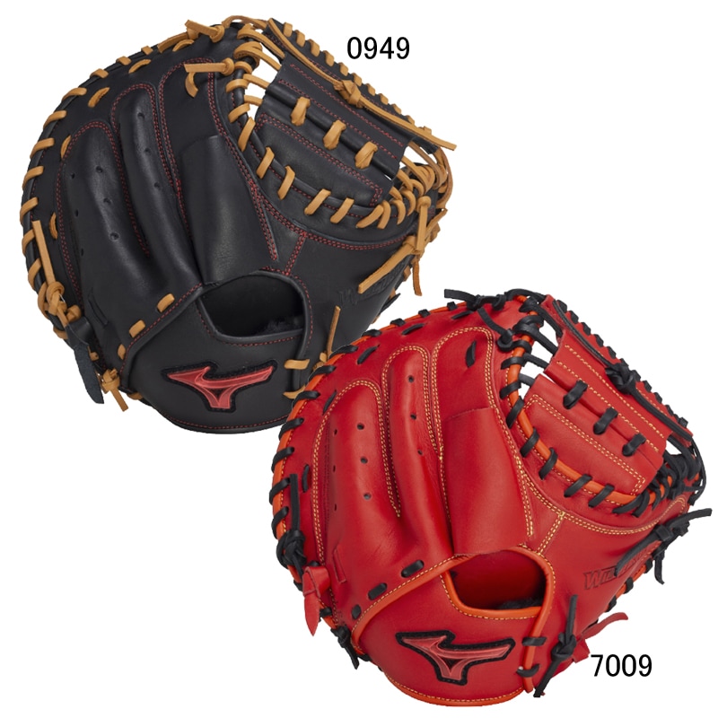 軟式用WILL DRIVE RED 捕手用：M-R型 野球 一般 軟式 ミット グローブ キャッチャー 25SS(1AJCR32810)