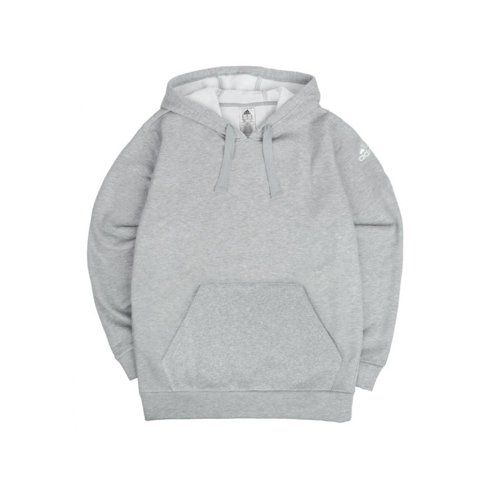 アディダスフリースプルオーバー起毛フード付きTシャツ AD-HD1 グレー
