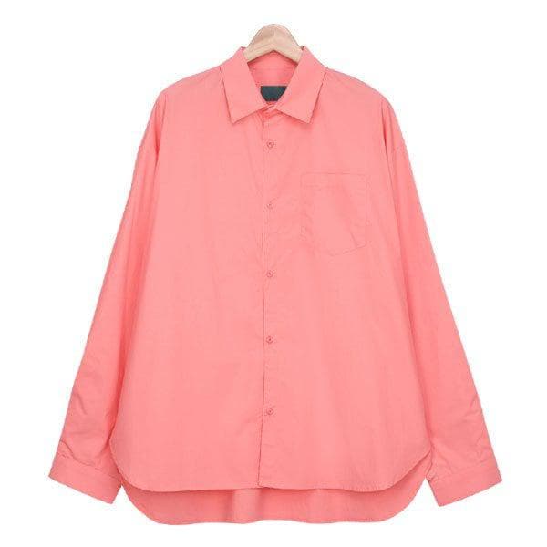 シャツ SVA023 5COLOR 男女共用 シティーボーイ風 オーバーサイズシャツ レディースファッション