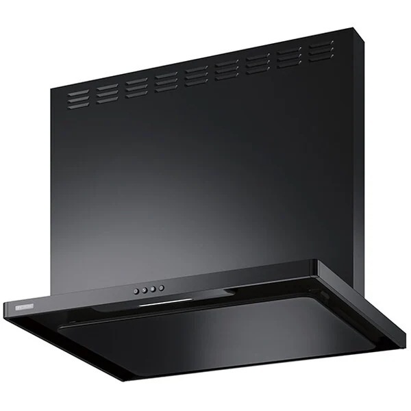 ASR-3A-7526LBK ブラック スタンダード レンジフード 間口750mm 高さ600mm 左排気 前幕板付属横幕板別売