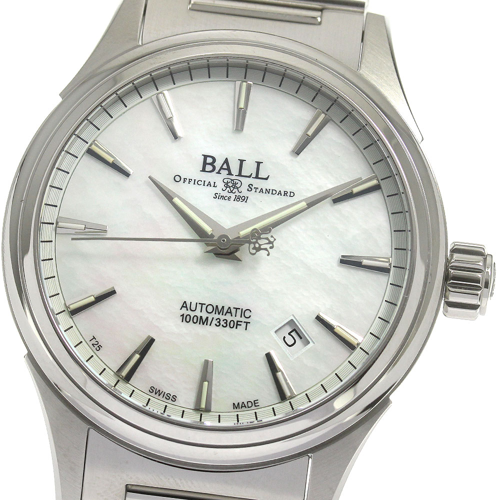 ボールウォッチ BALLWATCH NM2098C-S26J-WHR ストークマン ヴィクトリー デイト 自動巻き メンズ 極美品 保証書付き_849875【中古】