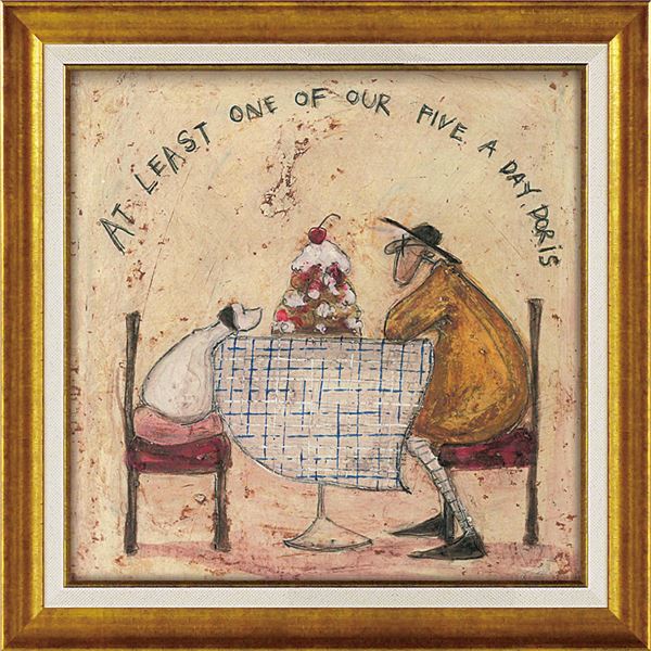 ユーパワー サム/トフト Gel加工 アートフレーム スクエア/Mサイズ 「ワン オブ ファイブ ドリス」