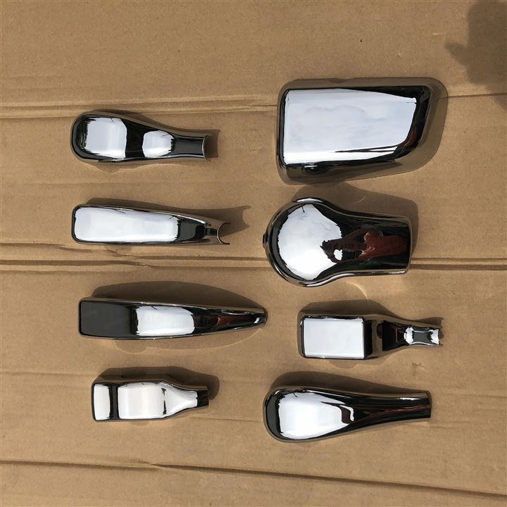 日野 エアループプロフィア メッキ ミラーステーカバー 5点セット電動 リモコンミラー 車専用 メッキカーパーツ 外装