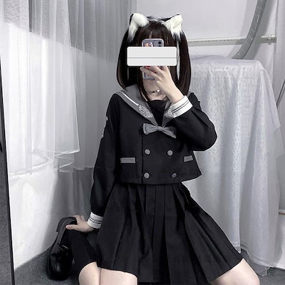 女子高生制服スカート２枚付 セーラー服 高校 制服 セット 女子高生 制服スカート 学生服