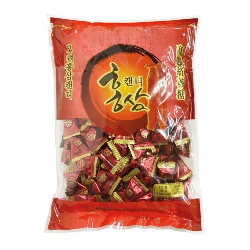 業務用 紅参飴 650g × 6袋／キャンディ 韓国 お土産 お菓子 おやつ 飴
