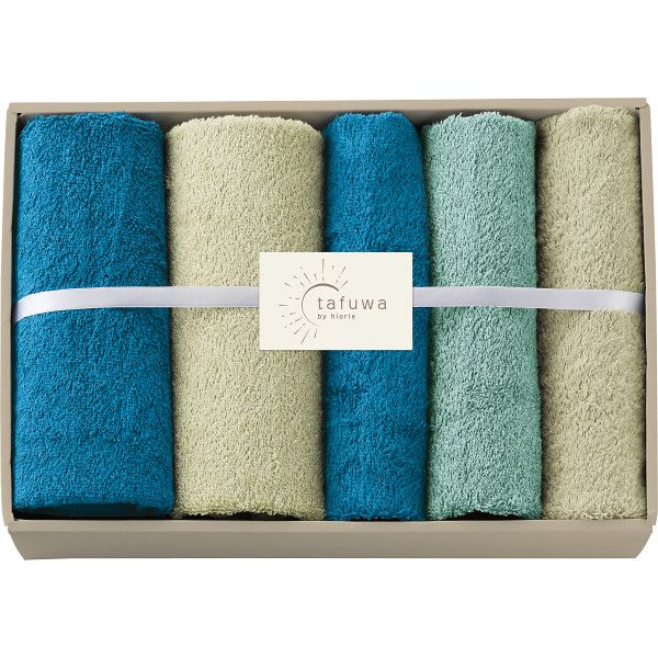 tafuwa ミニバス/フェイスタオルセット ブルー G-C 6,813円