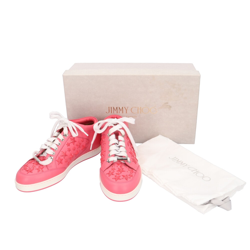 ジミーチュウ スニーカー レザー JIMMY CHOO 中古