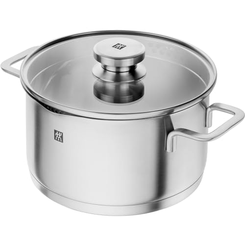 ZWILLING ツヴィリング 「 ポウリスティック シチューポット 20cm 」両手 鍋 ステンレス 底面3層構造 IH対応 3.0L 【日本正規販売品】 Pouristic 65562-200-9