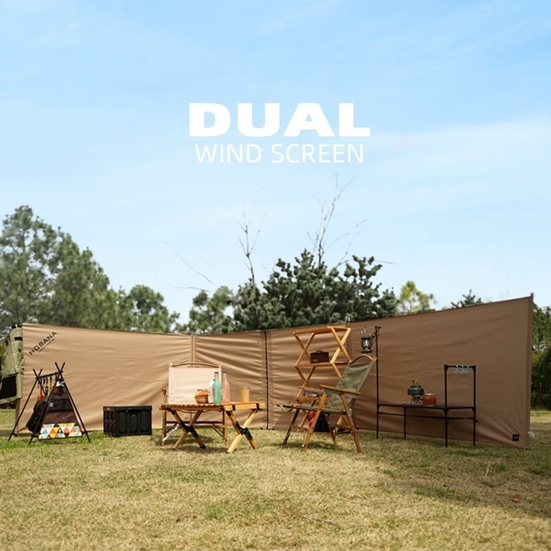 【即納】陣幕　目隠しシートウィンドスクリーン　大型 キャンプ 風よけ 二枚分離可能　焚火リフレクター6ｍ×1.2ｍ風防 防水 間仕切り 横幕 可 遮熱性/耐火性