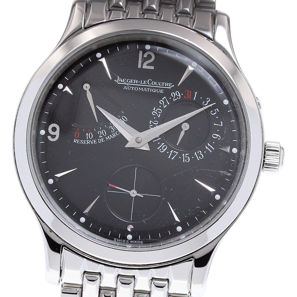 ジャガールクルト JAEGER-LECOULTRE 140.8.93.S/Q1488170 マスターコントロール パワーリザーブ 自動巻き メンズ 保証書付き_813381【中古】