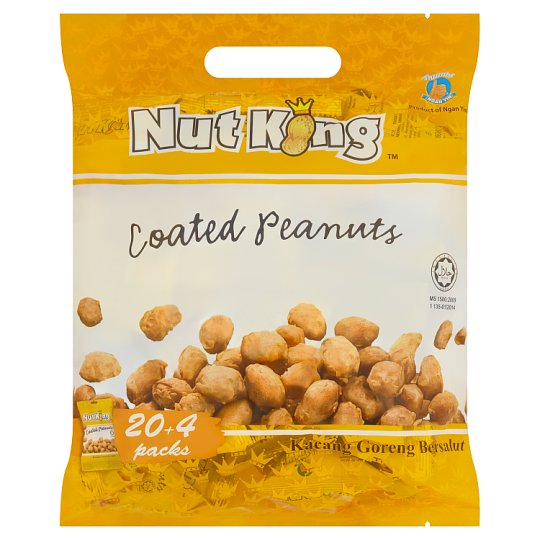 低価格 King Nut Coated Packs 4 + 20 Peanuts ナッツ類