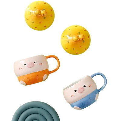 個性的なアイデアが可愛い天ぷら陶磁器カップ流コ...のサムネイル