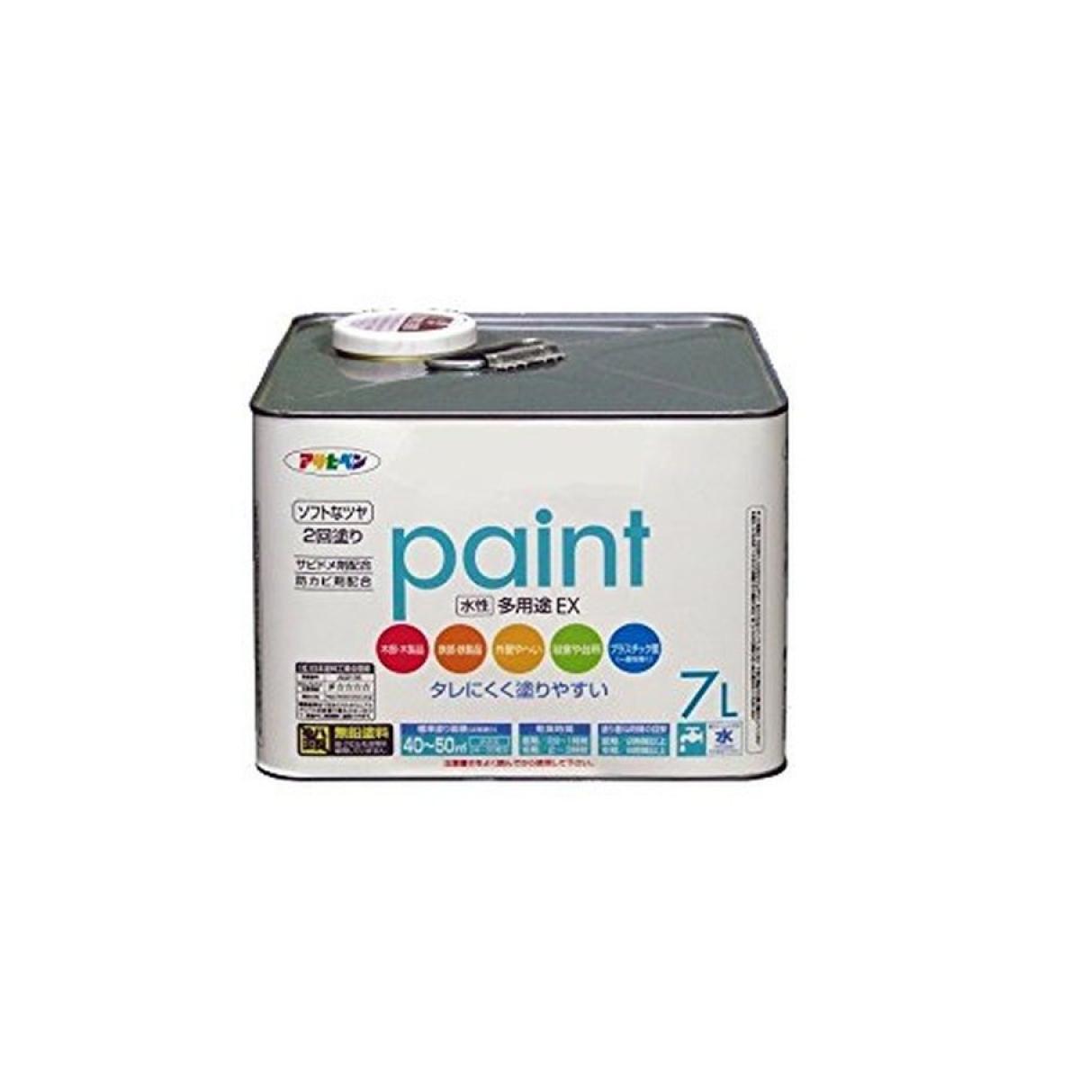 アサヒペン 水性多用途EX 7L アイボリー