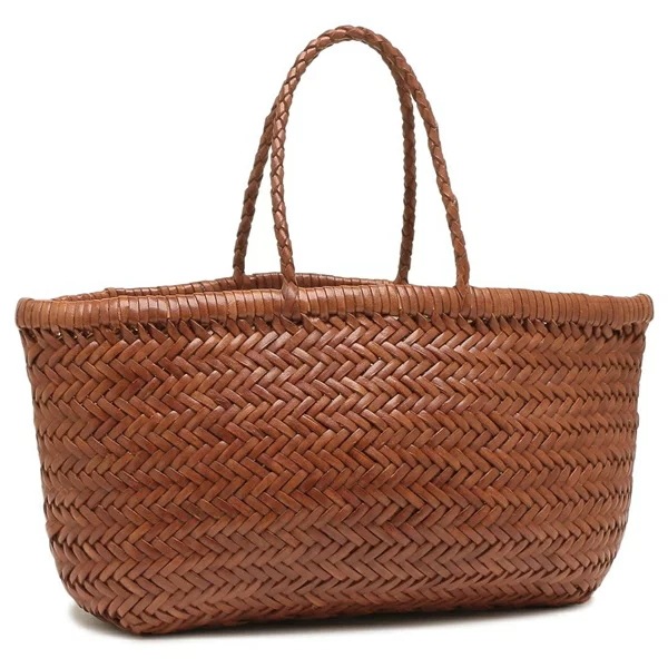 ハンドバッグ かごバッグ トリプル ジャンプ ミニ ブラウン レディース 8855