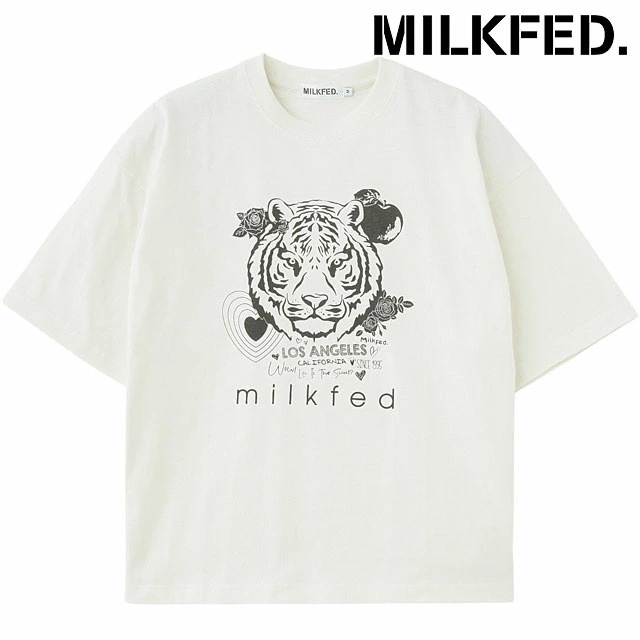 メール便 タイガーショートスリーブティー [103253011005] TIGER S/S TEE レディース トップス 半袖Tシャツ OFF-WHITE 正規取扱店 5,060円
