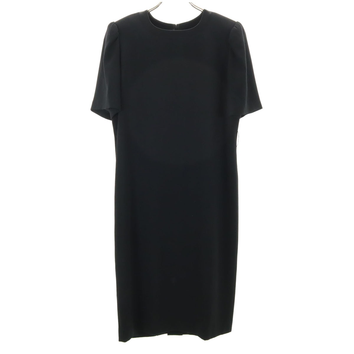 GIVENCHY ジバンシイ 80s 90s オールド 半袖 ワンピース 14 黒 HI FORMAL レディース 古着