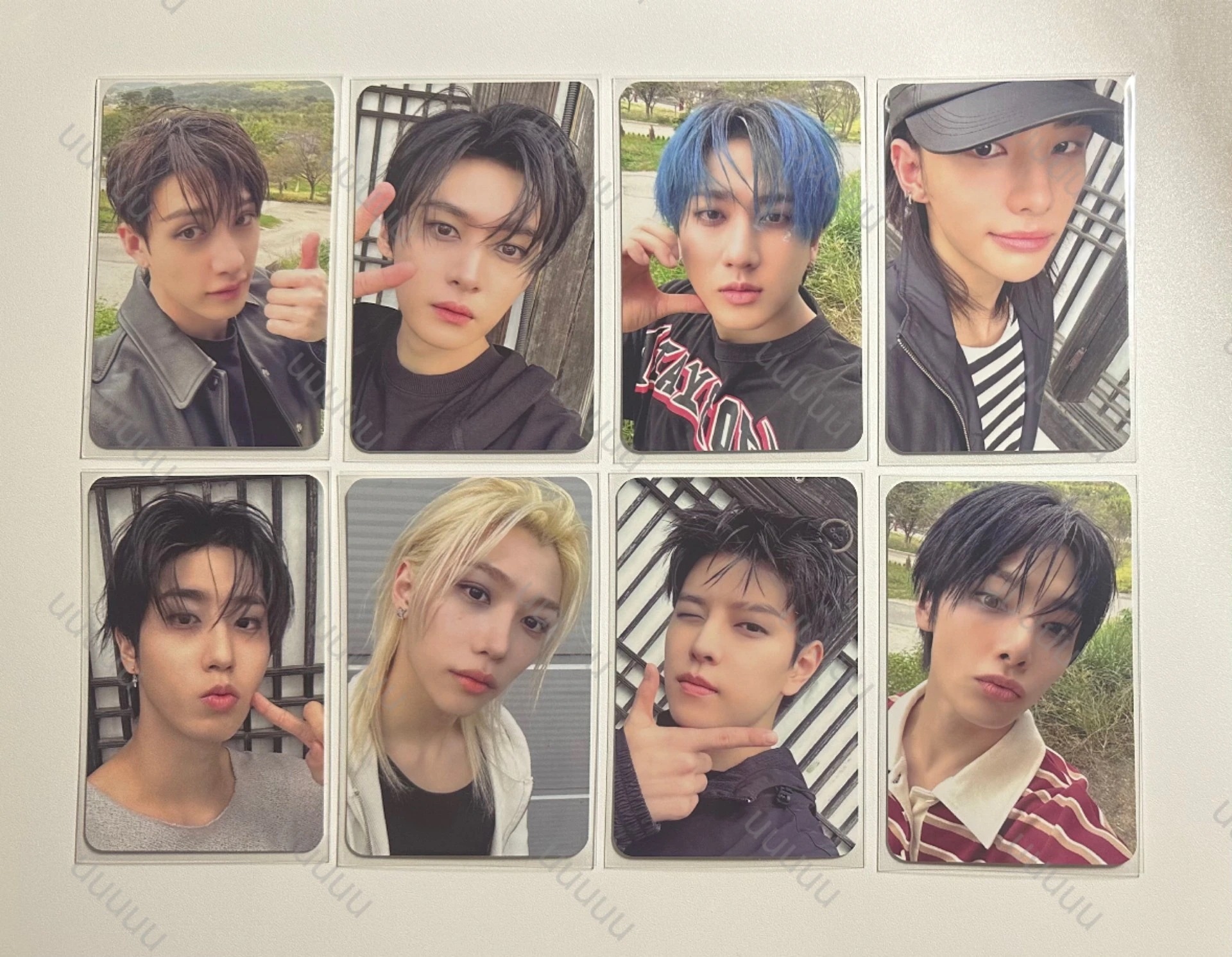 【最短当日発送】正規品 Stray Kids 合hop sr mk 特典 特典トレカ 公式グッズ 写真 全員8点セット