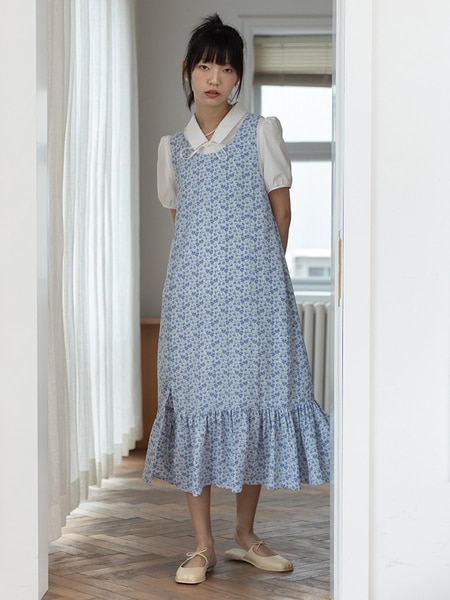 Dantajia レトロな女性の夏痩身サスペンダー スカート
