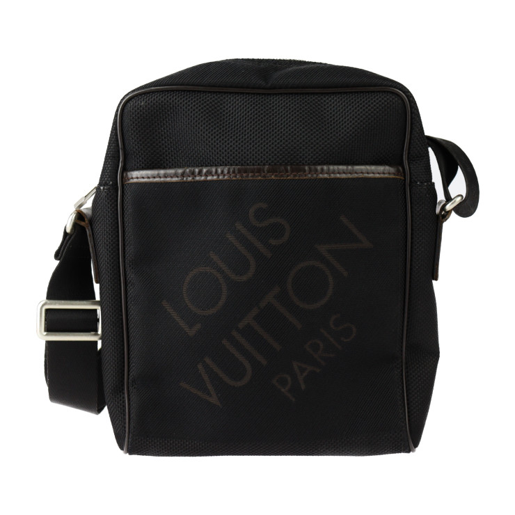 LOUIS VUITTON ルイ ヴィトン ショルダーバッグ M93223 シタダンNM ダミエジェアンキャンバス レザー ブラック ブラウン シルバー金具 メッセンジャーバッグ ビトン 本物保証 中
