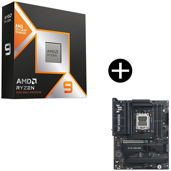 Ryzen 9 9950X3D CPU + ASUS TUF GAMING X870E-PLUS WIFI7 マザーボード セット