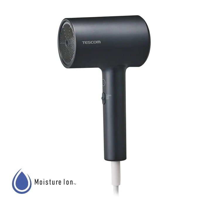 ドライヤー モイスチャーイオン ヘアドライヤー TDX300A-K ブラック 速乾 大風量 マイナスイオン