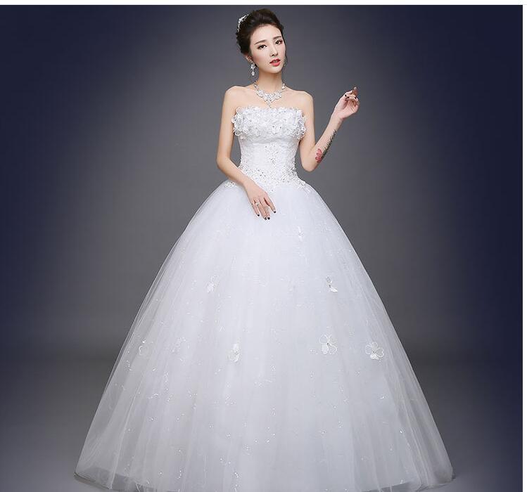 ロングウェディングドレス 3Ｄびらフォマールドレスロングドレス エンパイアドレスフリルドレス　写真撮影結婚式二次会パーティー披露宴謝恩会演出ドレス　ベールパニエグローブドレスカバー対応可 5,140円