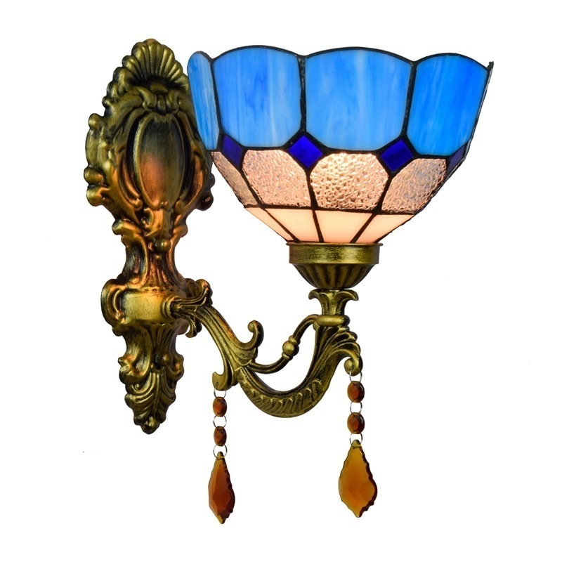 レトロなトイレの入り口の壁ランプ欧米式クリスタルベッドヘッド廊下通路の壁ランプ